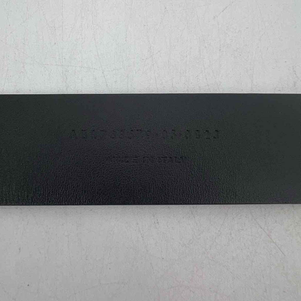 Saint Laurent Belt "ABRASIVATO OXFORD" New Black Size 85