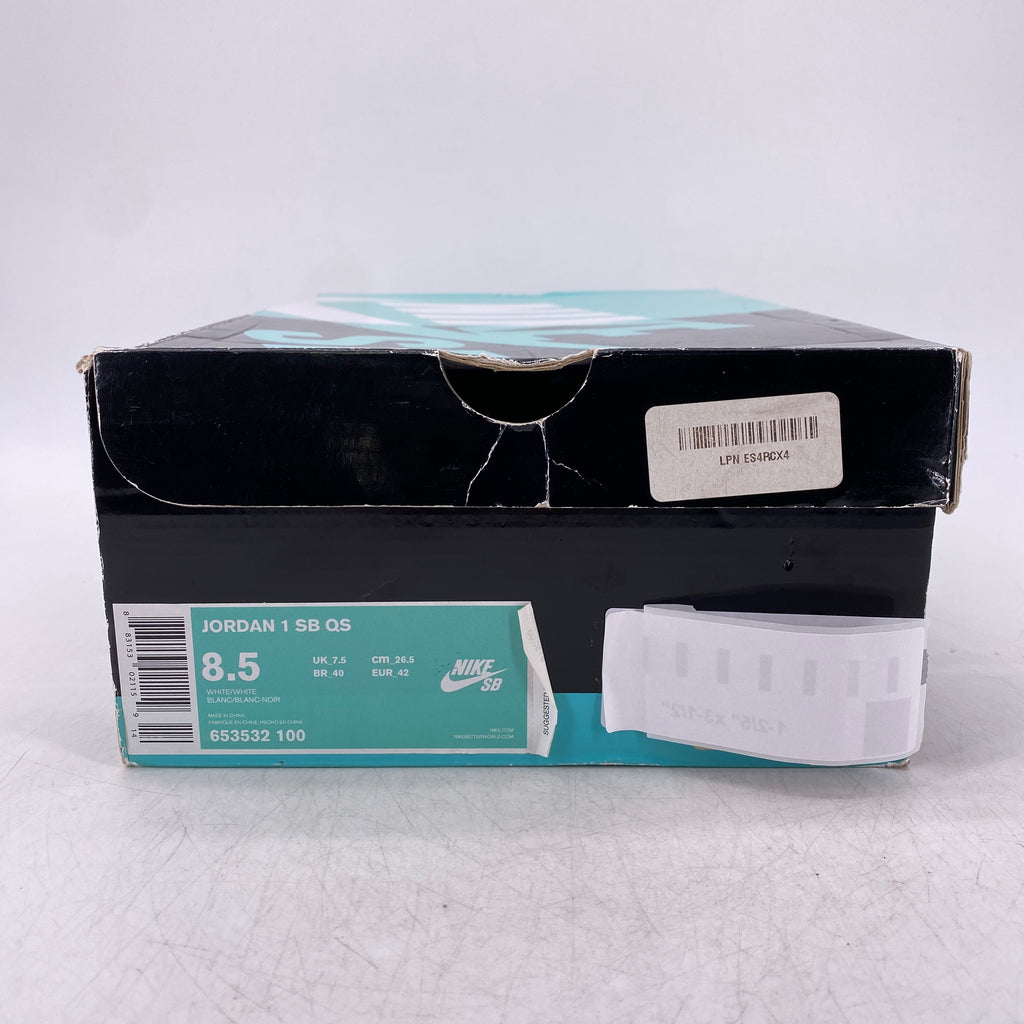 Air Jordan 1 SB QS "Lance Mountain White" 2014 Used Size 8.5