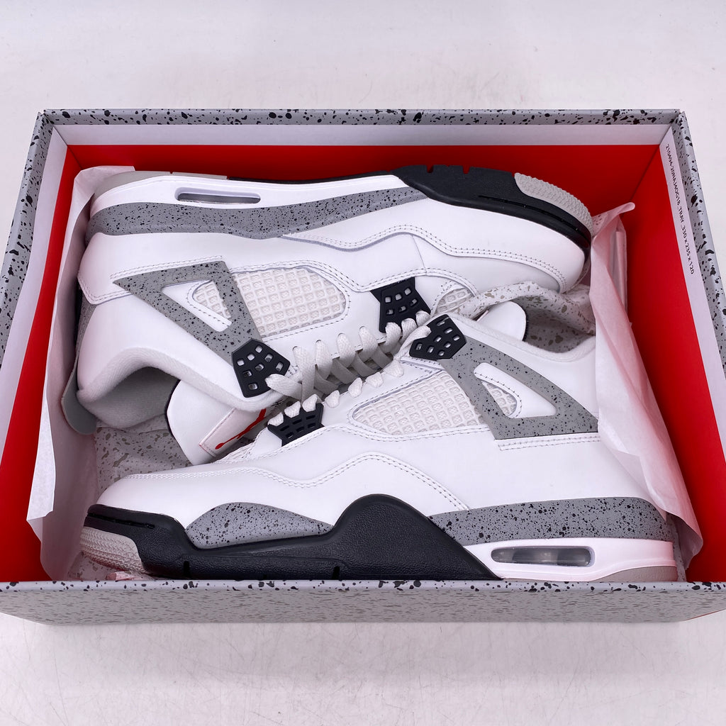 Air Jordan 4 Retro "White Cement" 2025 New Size 12