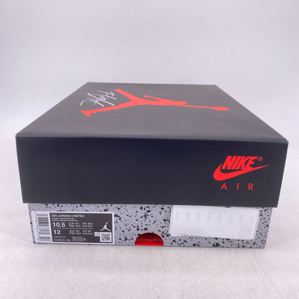 Air Jordan 4 Retro "White Cement" 2025 New Size 10.5