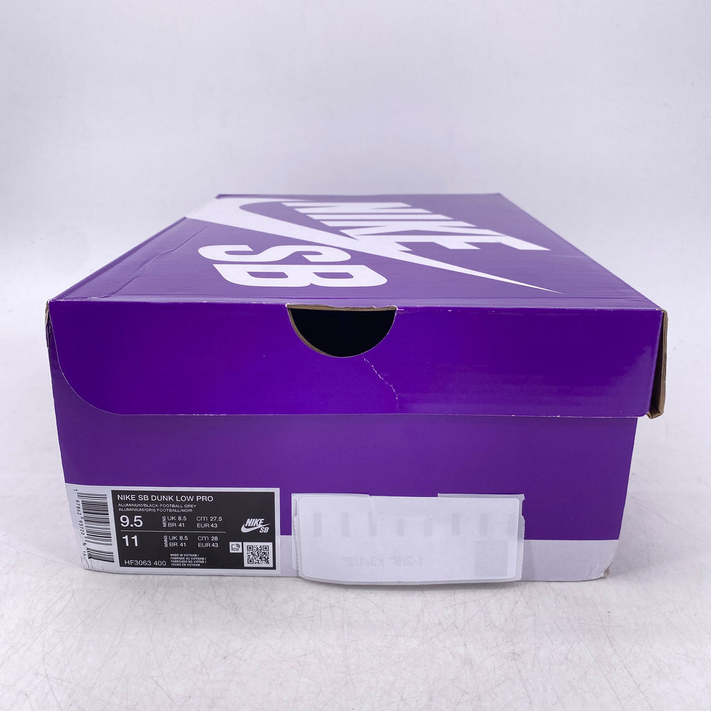 Nike SB Dunk Low "Black Aluminum" 2025 New Size 9.5
