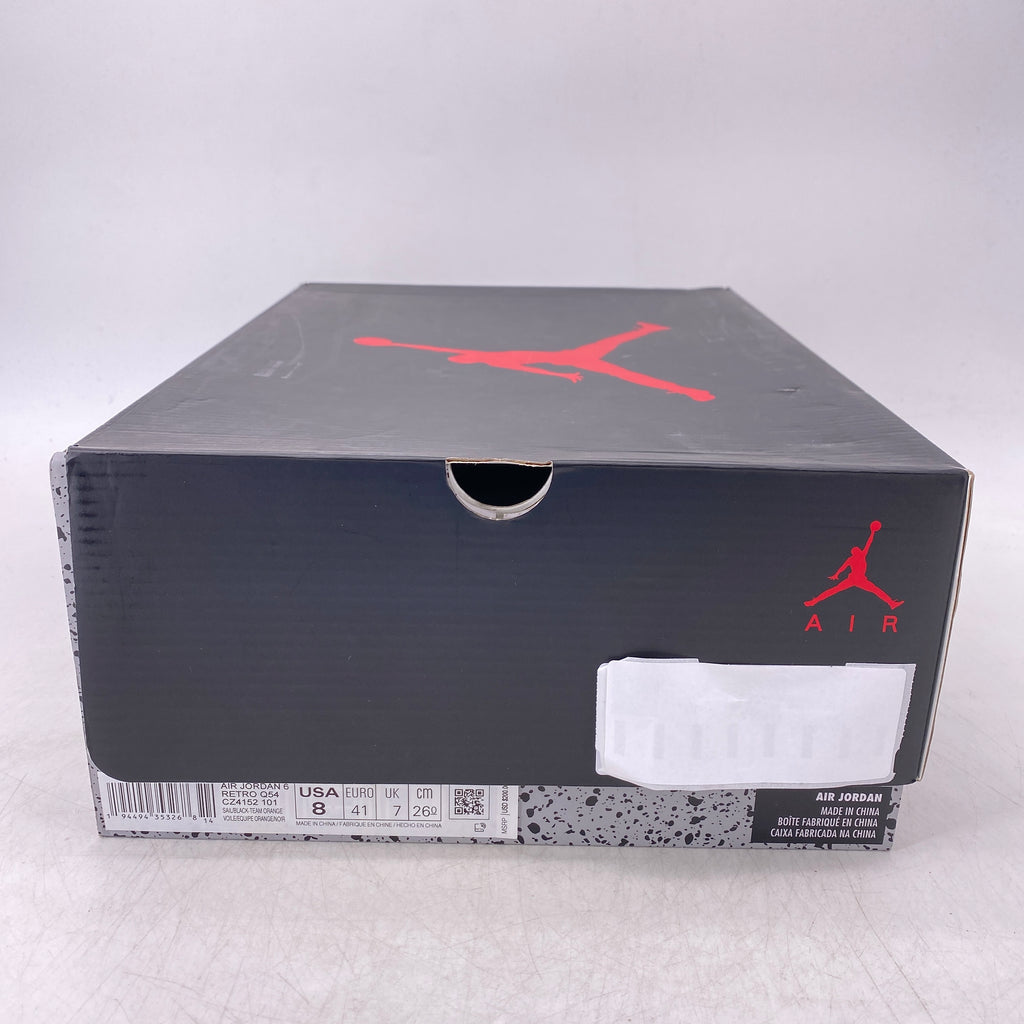 Air Jordan 6 Retro "Quai 54" 2020 New Size 8