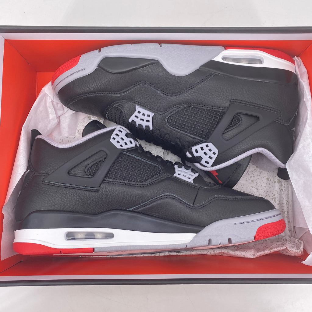 Air Jordan 4 Retro "Bred Reimagined" 2024 New Size 10.5