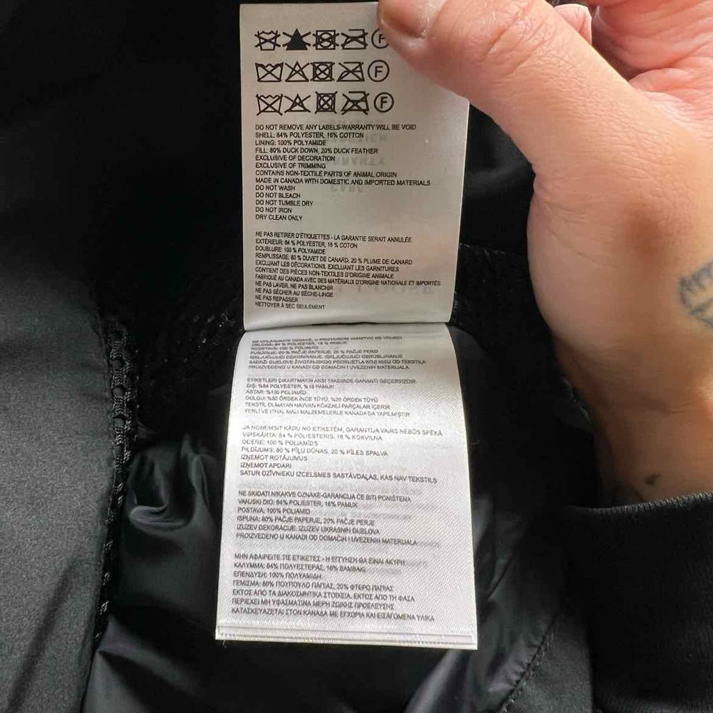 Canada Goose Jacket "MACMILLAN" Black New Size M