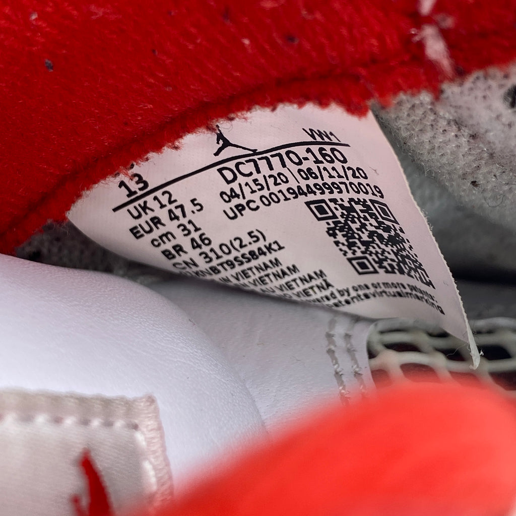 Air Jordan 4 Retro "Fire Red" 2020 Used Size 13