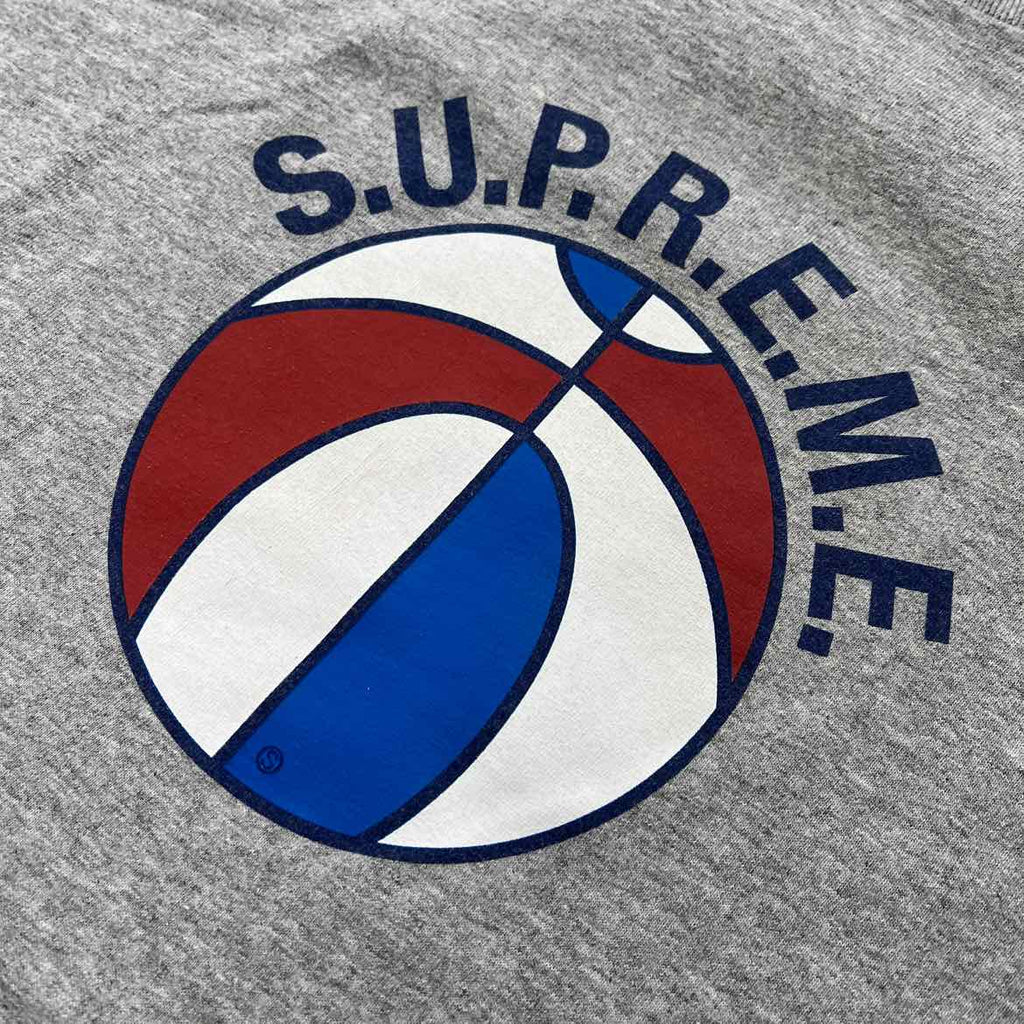 Supreme T-Shirt "LEAGUE" Grey Used Size XL