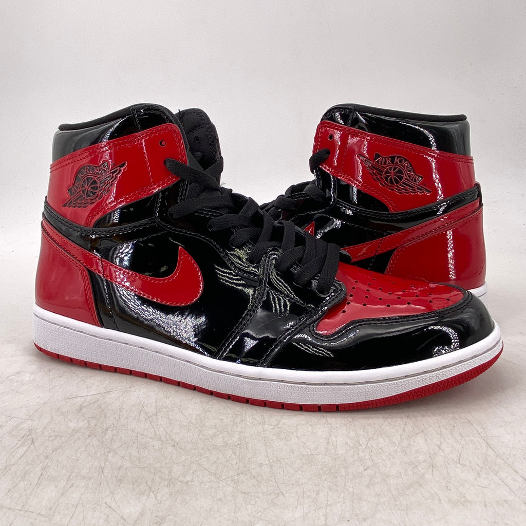 Air Jordan 1 Retro High OG "Patent Bred" 2021 Used Size 10.5