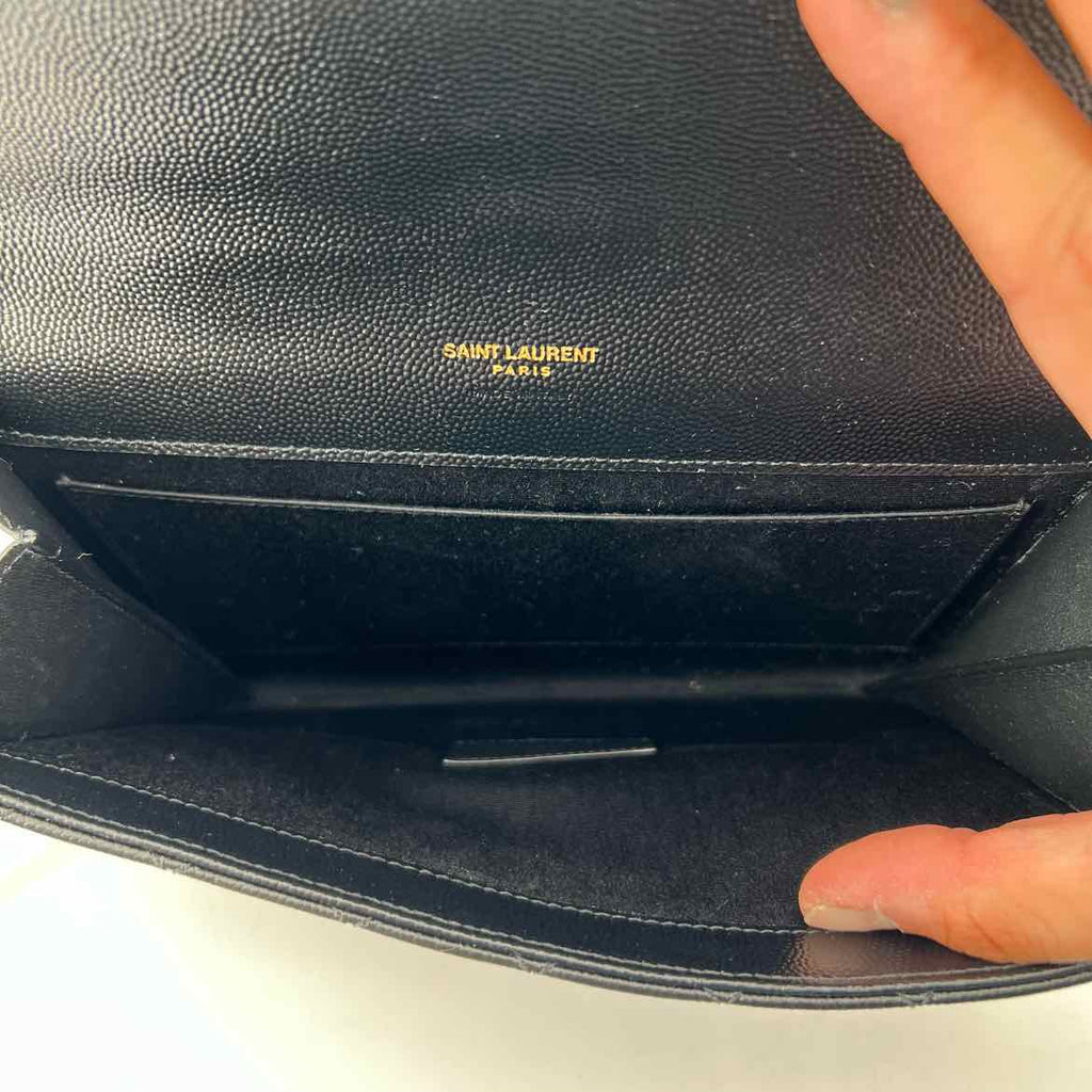Saint Laurent Bag "QUILTED ENVELOPE FLAP" New Black