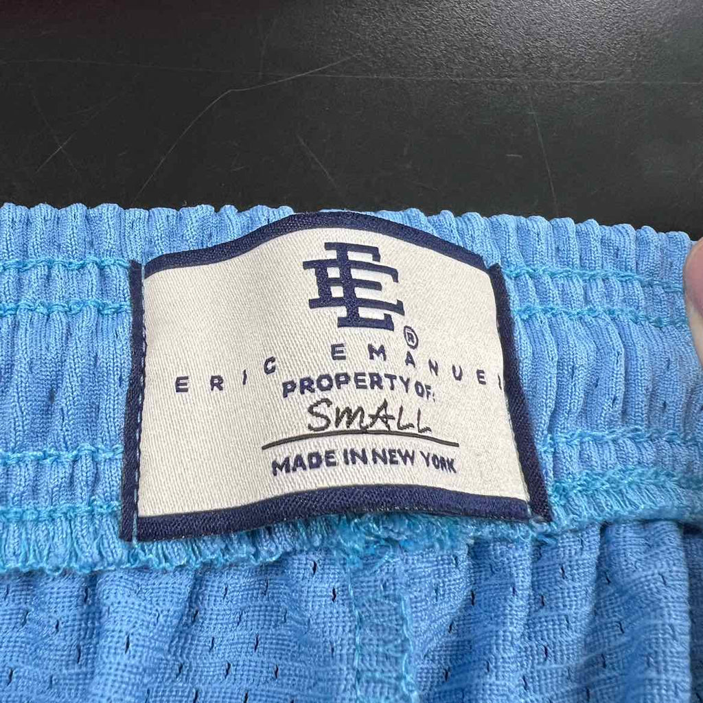 Eric Emanuel Mesh Shorts "WARREN LOTAS" Blue New Size S