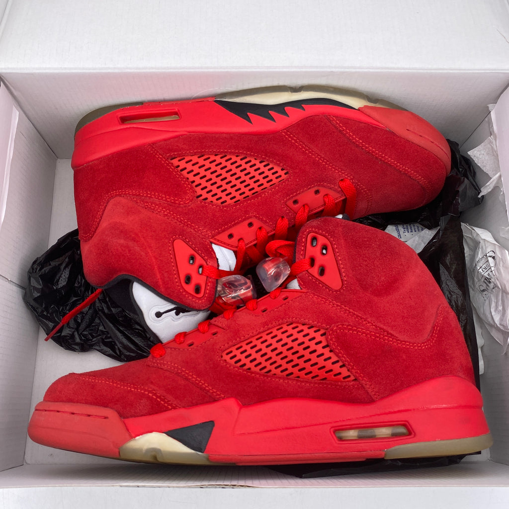 Air Jordan 5 Retro "Red Suede" 2017 Used Size 8.5