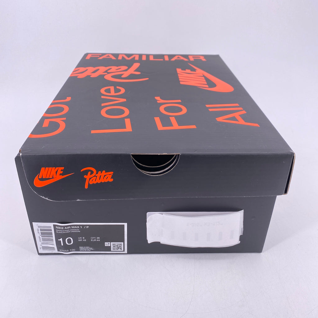 Nike Air Max 1 "Patta Waves Hyper Crimson" 2026 Used Size 10