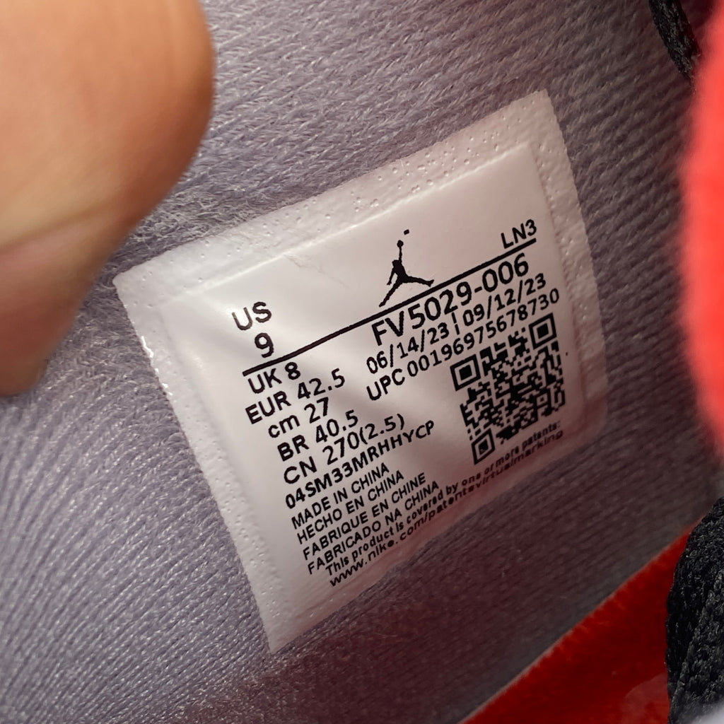 Air Jordan 4 Retro "Bred Reimagined" 2024 New Size 9