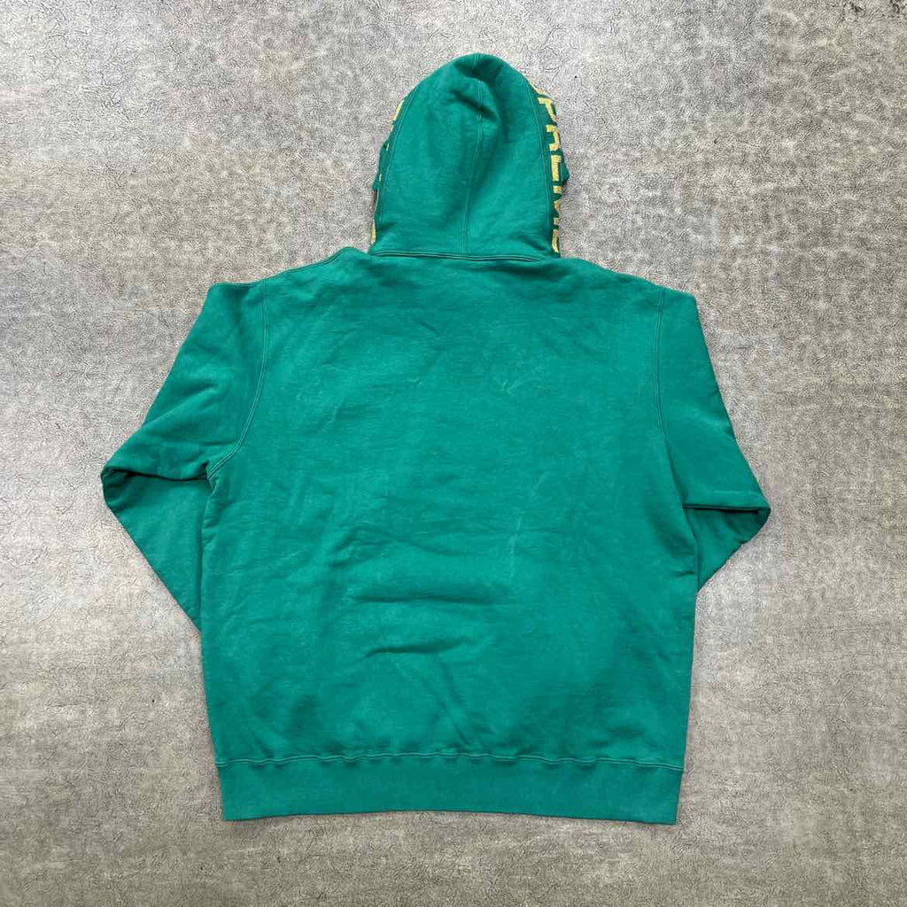 Supreme Hoodie "METALLIC RIB" Green New Size XL