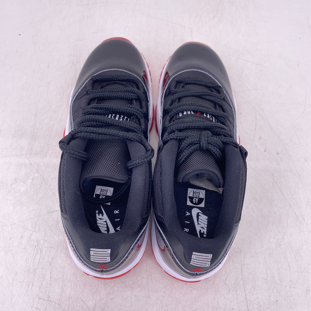 Air Jordan (GS) 11 Retro Low "Bred" 2025 New Size 6Y