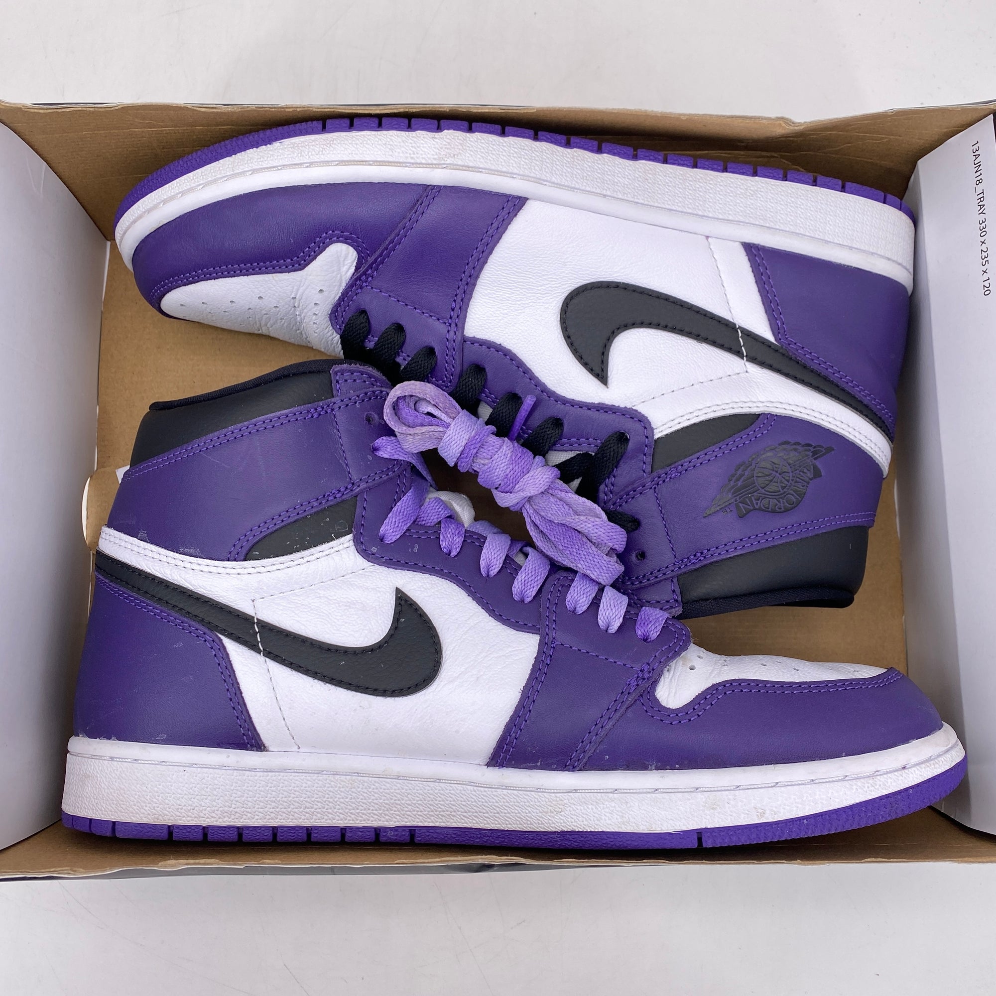 Air Jordan 1 Retro High OG &quot;Court Purple 2.0&quot; 2020 Used Size 11