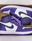 Air Jordan 1 Retro High OG "Court Purple 2.0" 2020 Used Size 11