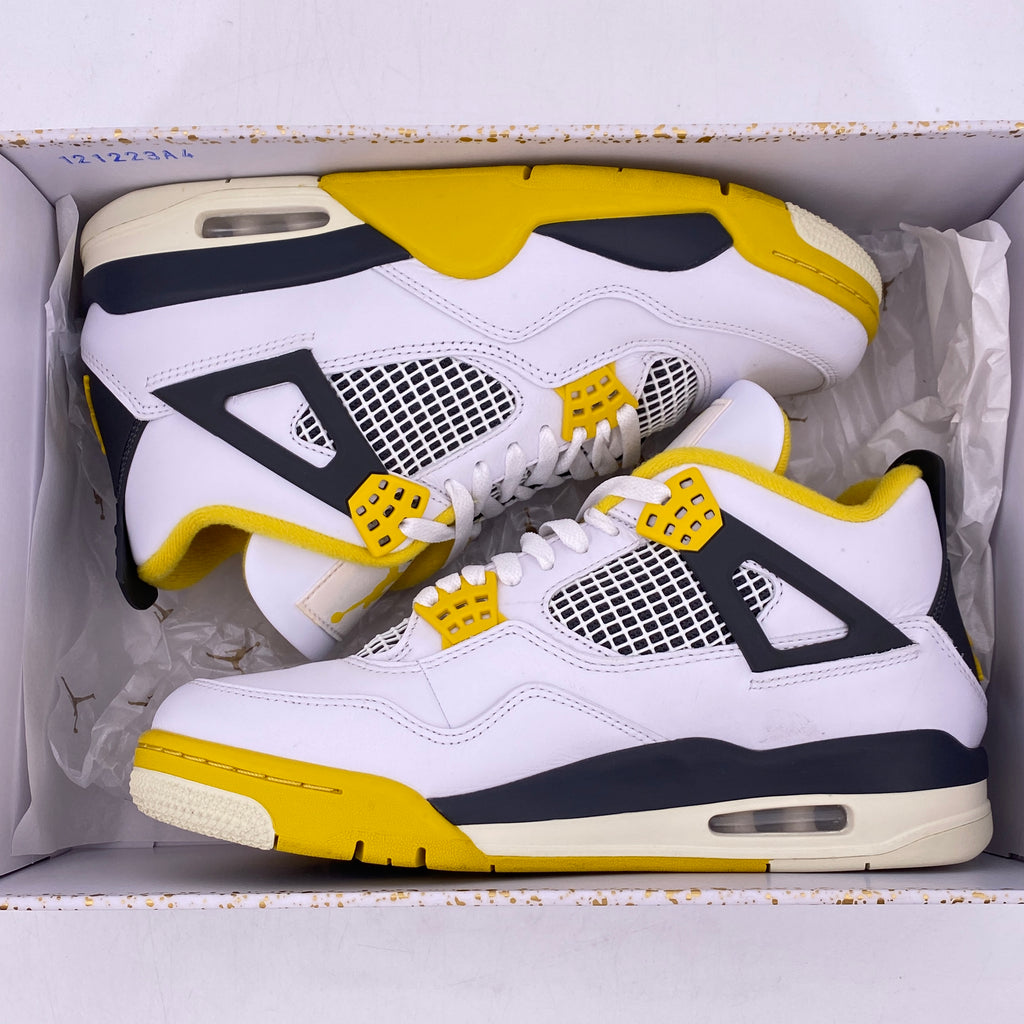 Air Jordan (W) 4 Retro "Vivid Sulfur" 2024 Used Size 10.5W