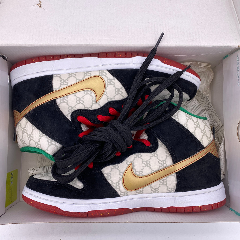 Nike SB Dunk High "Paid In Full" 2014 New Size 9.5