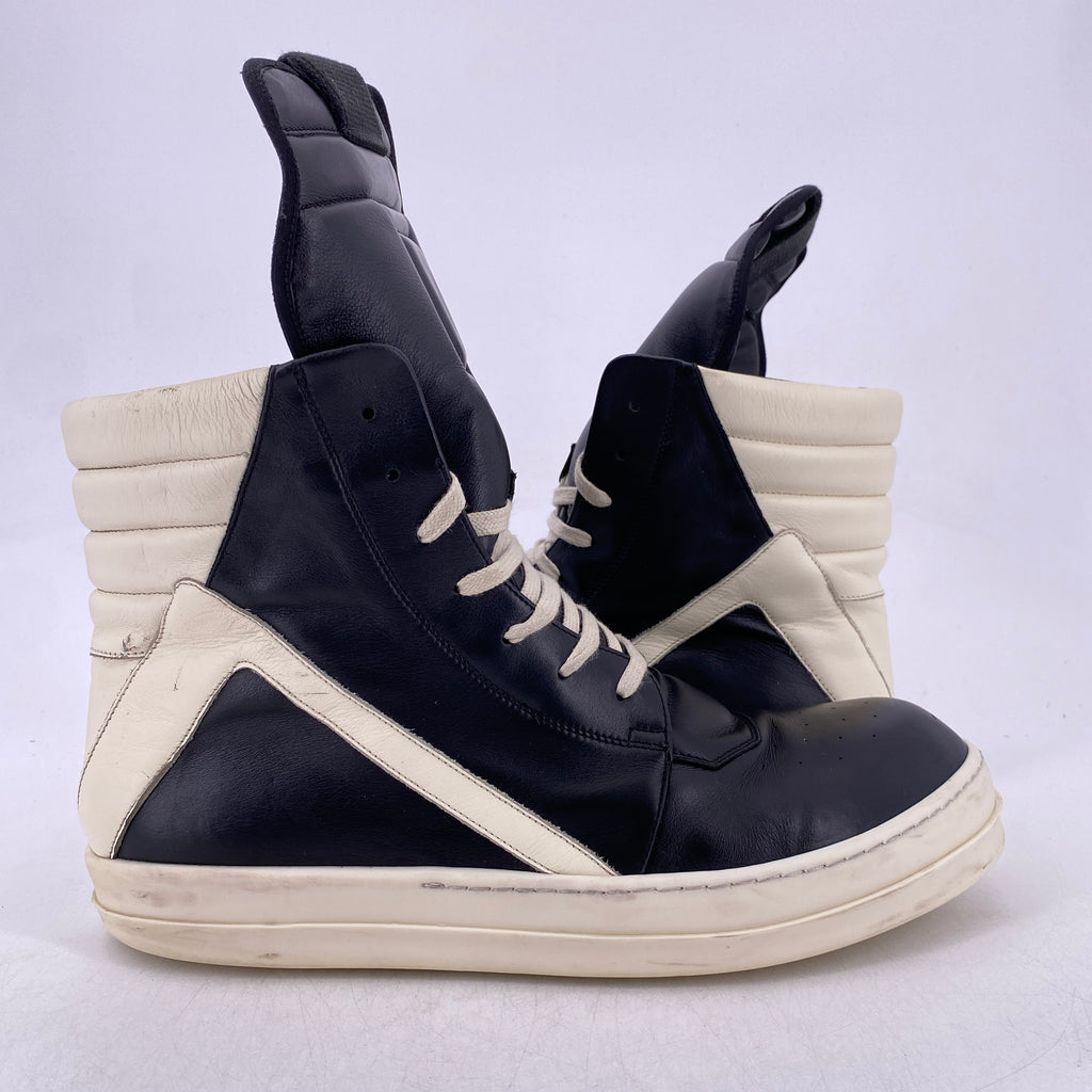 Rick Owens Geobasket "Black Milk"  Used Size 46
