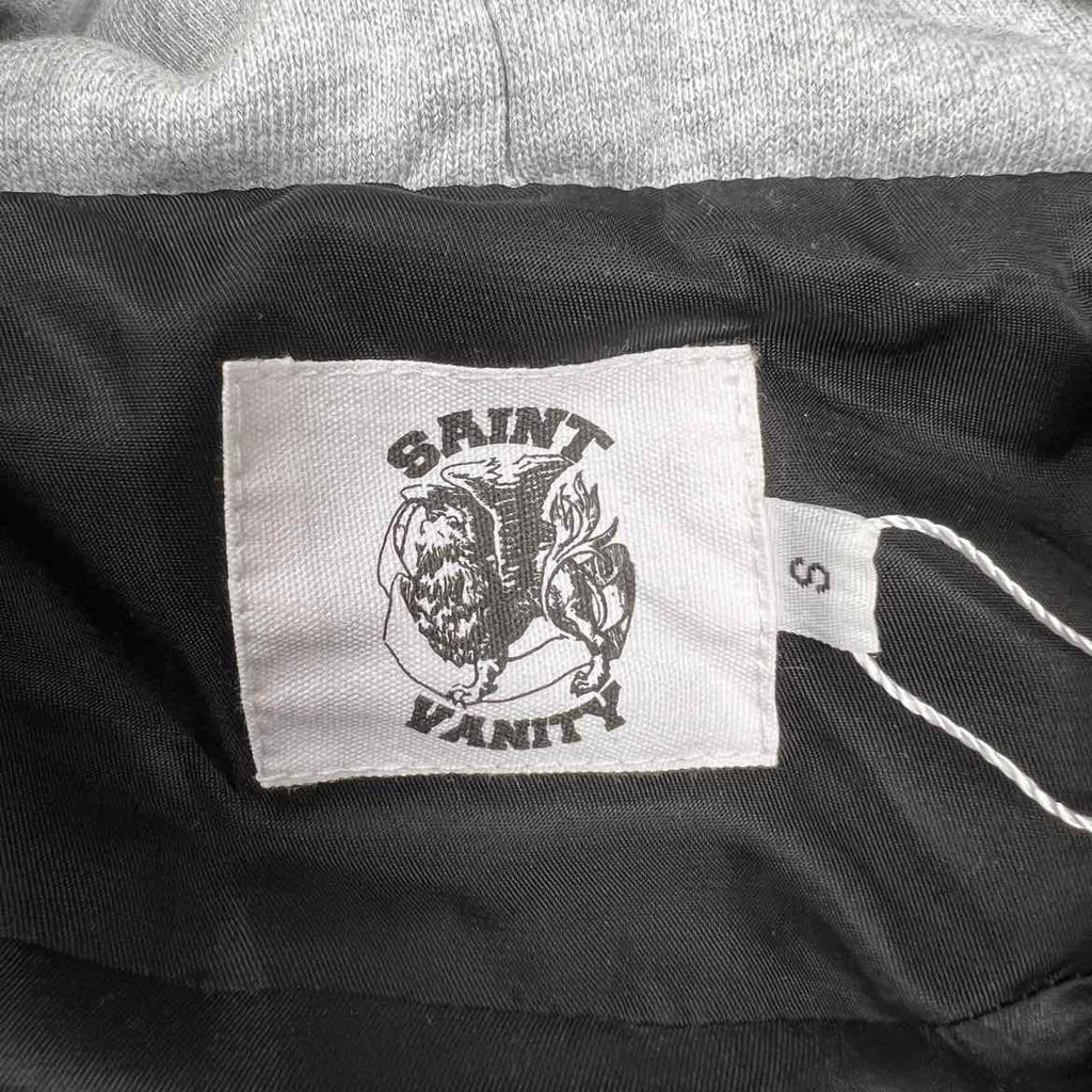 Saint Vanity Jacket "GREY HOOD" Black New Size S