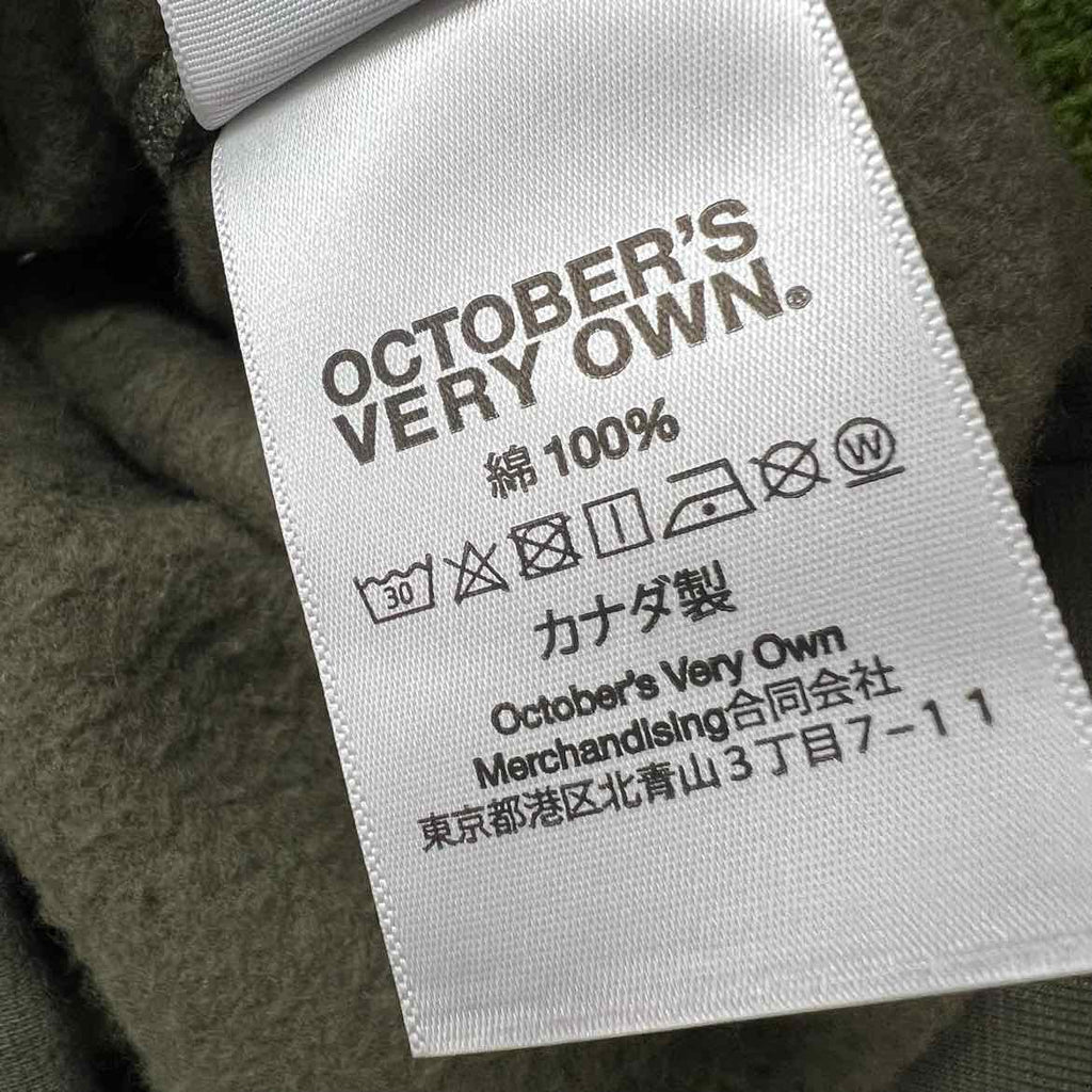 OVO Hoodie "SURPLUS FLOWER" Olive New Size M
