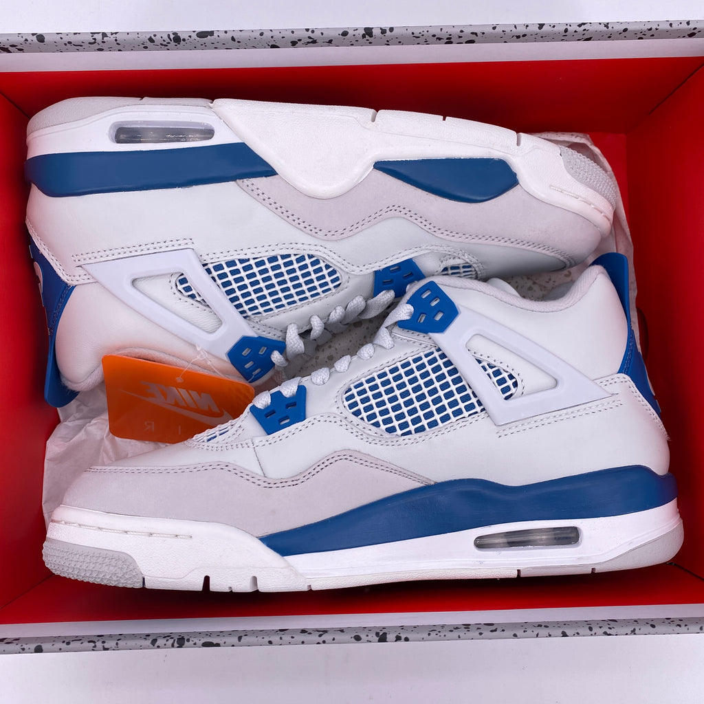 Air Jordan (GS) 4 Retro "Military Blue" 2024 New Size 6.5Y