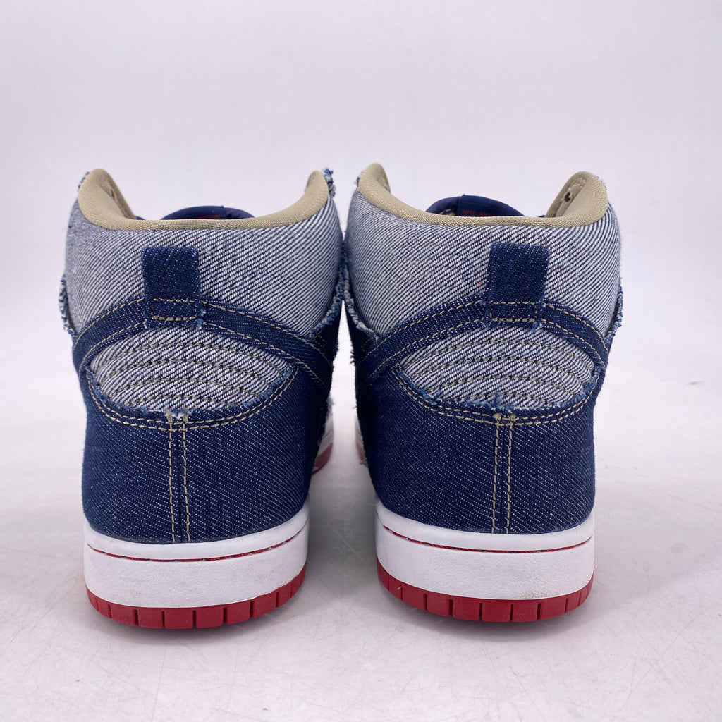Nike SB Dunk High "Reese Forbes Denim" 2017 Used Size 8.5