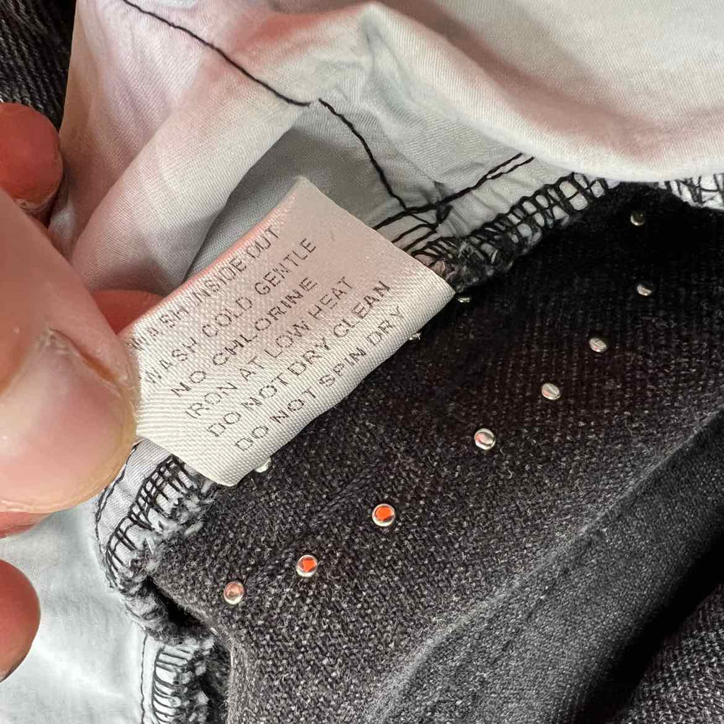 Vale Jeans "RHINESTONE" Black Used Size 30