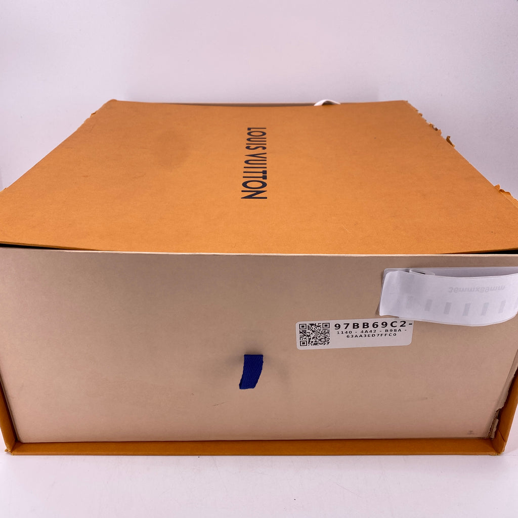 Louis Vuitton Trainer "White Grey" 2021 Used Size 7.5LV