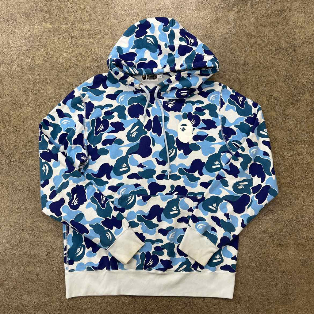 Bape Hoodie "ABC CAMO BLUE" Blue Used Size XL