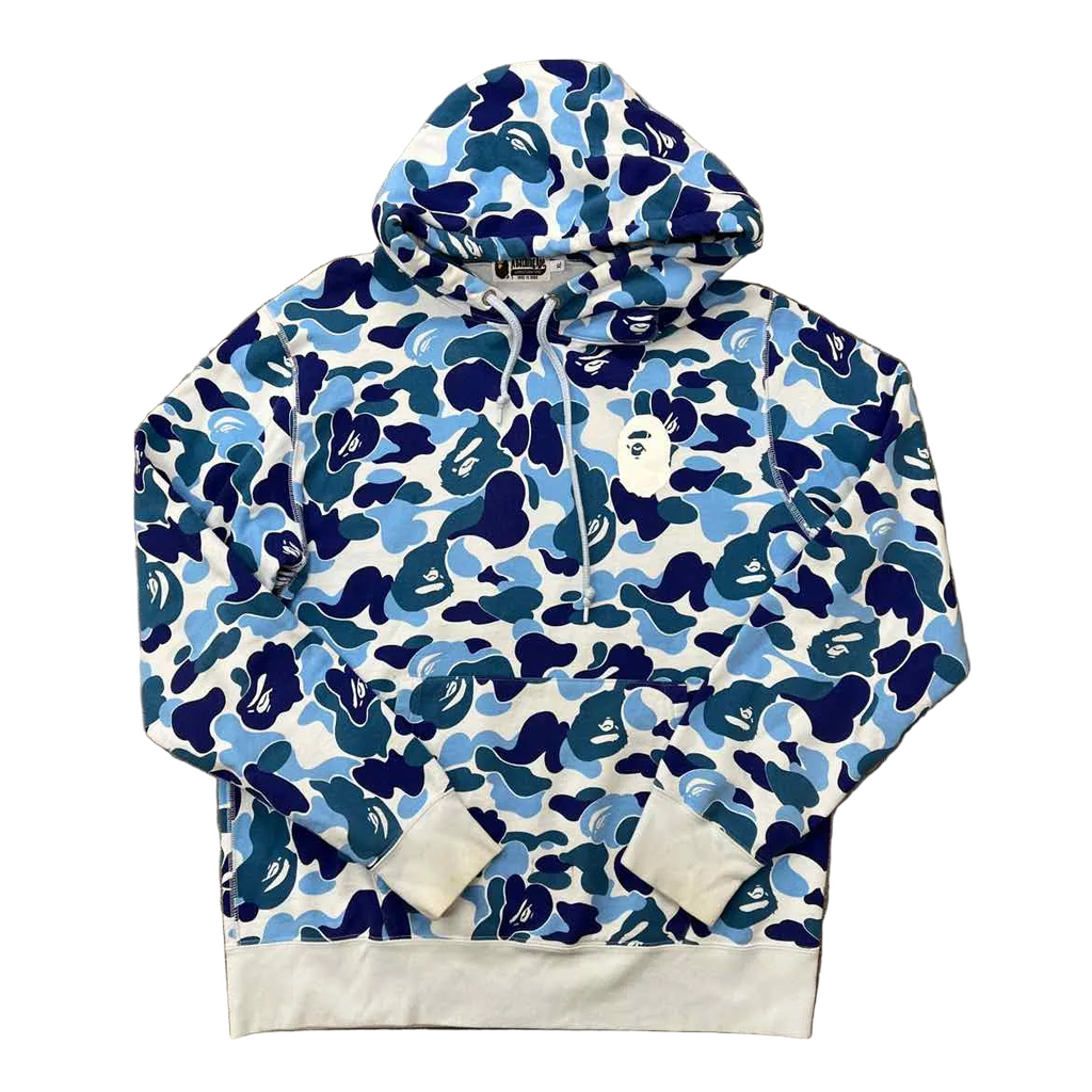 Bape Hoodie "ABC CAMO BLUE" Blue Used Size XL