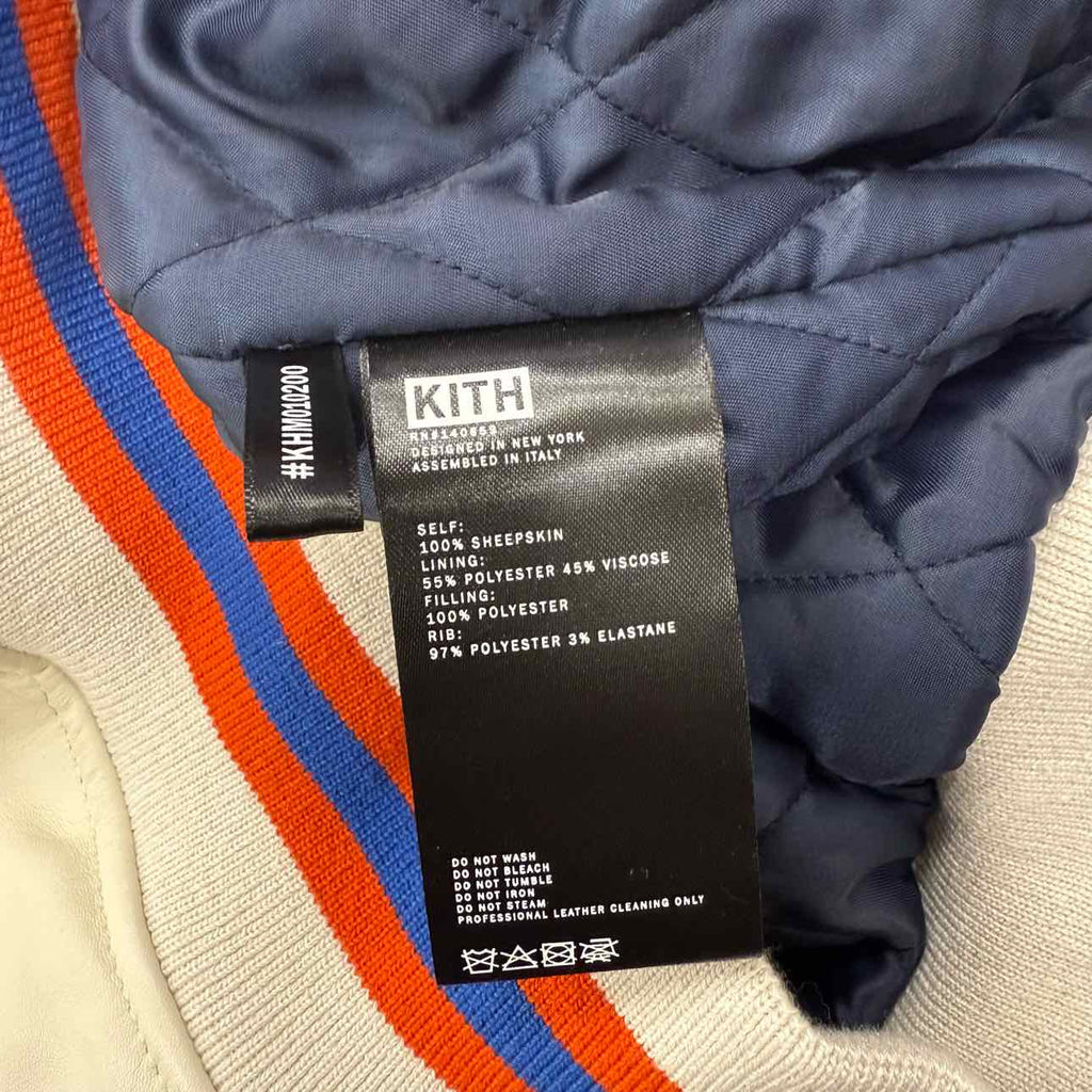 Kith Jacket "KNICKS" White Used Size XL