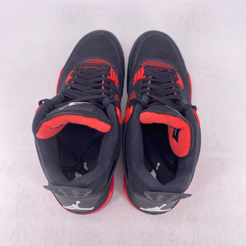 Air Jordan 4 Retro "Red Thunder" 2022 Used Size 9.5