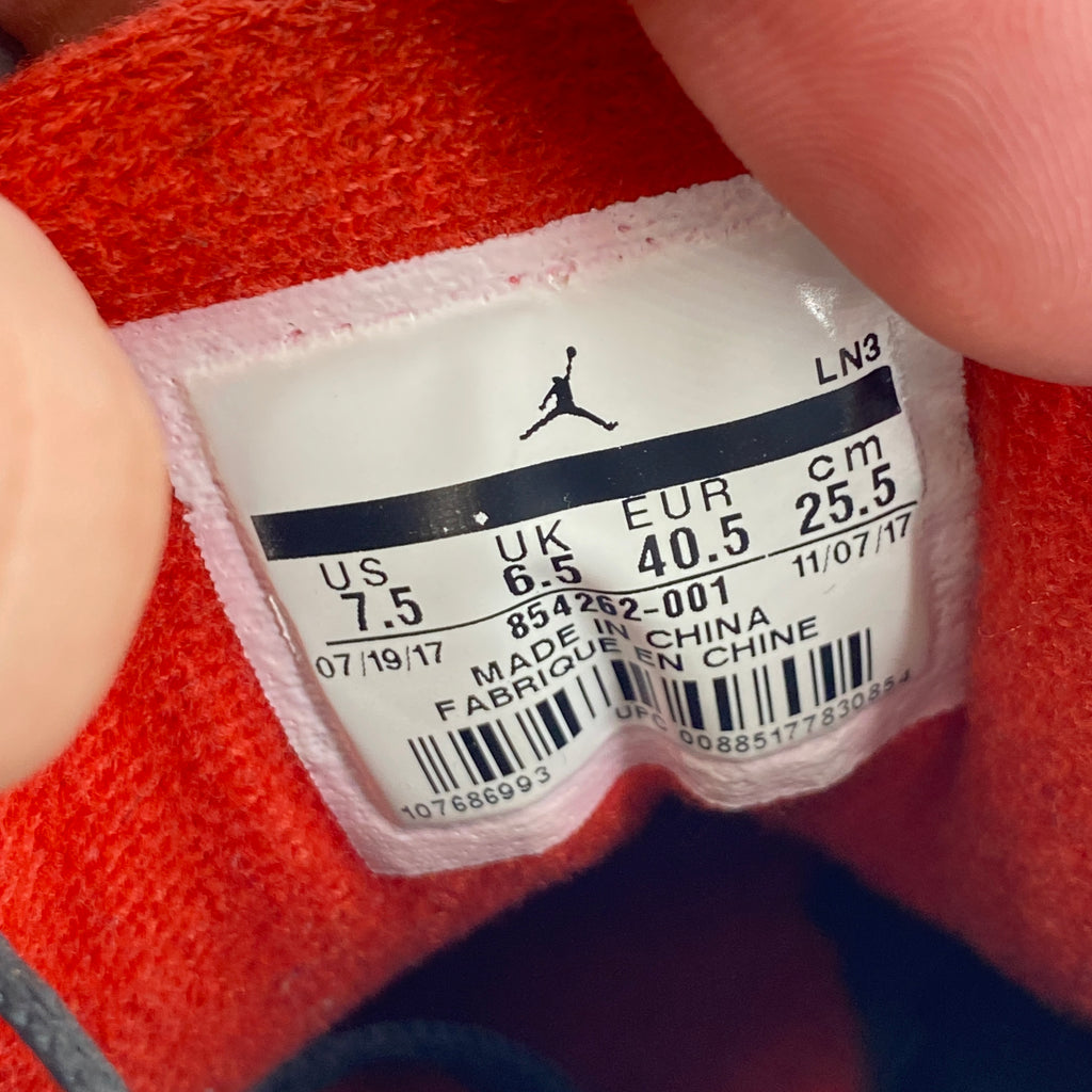 Air Jordan 3 Retro "Black Cement" 2018 Used Size 7.5