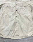 Stone Island Button Up "PATCH" Khaki Used Size 2XL