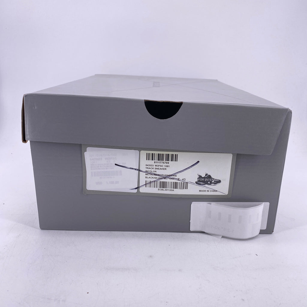 Balenciaga Track Runner "Black Silver"  New Size 43