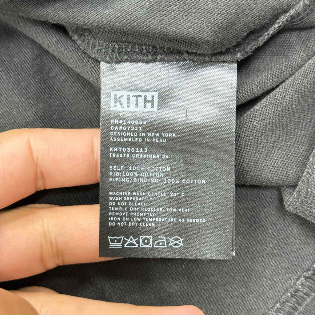 Kith Long Sleeve "TREATS CRAVING VINTAGE" Black New Size XL