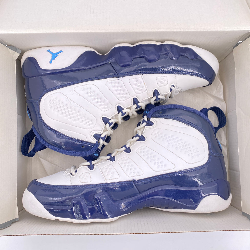 Air Jordan (GS) 9 Retro "Pearl Blue" 2019 Used Size 6.5Y