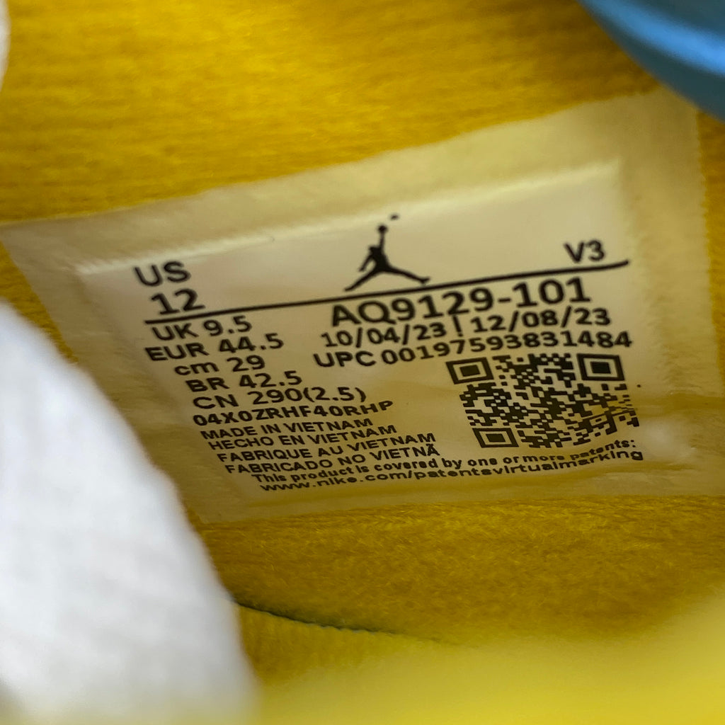 Air Jordan (W) 4 Retro "Vivid Sulfur" 2024 New Size 12W