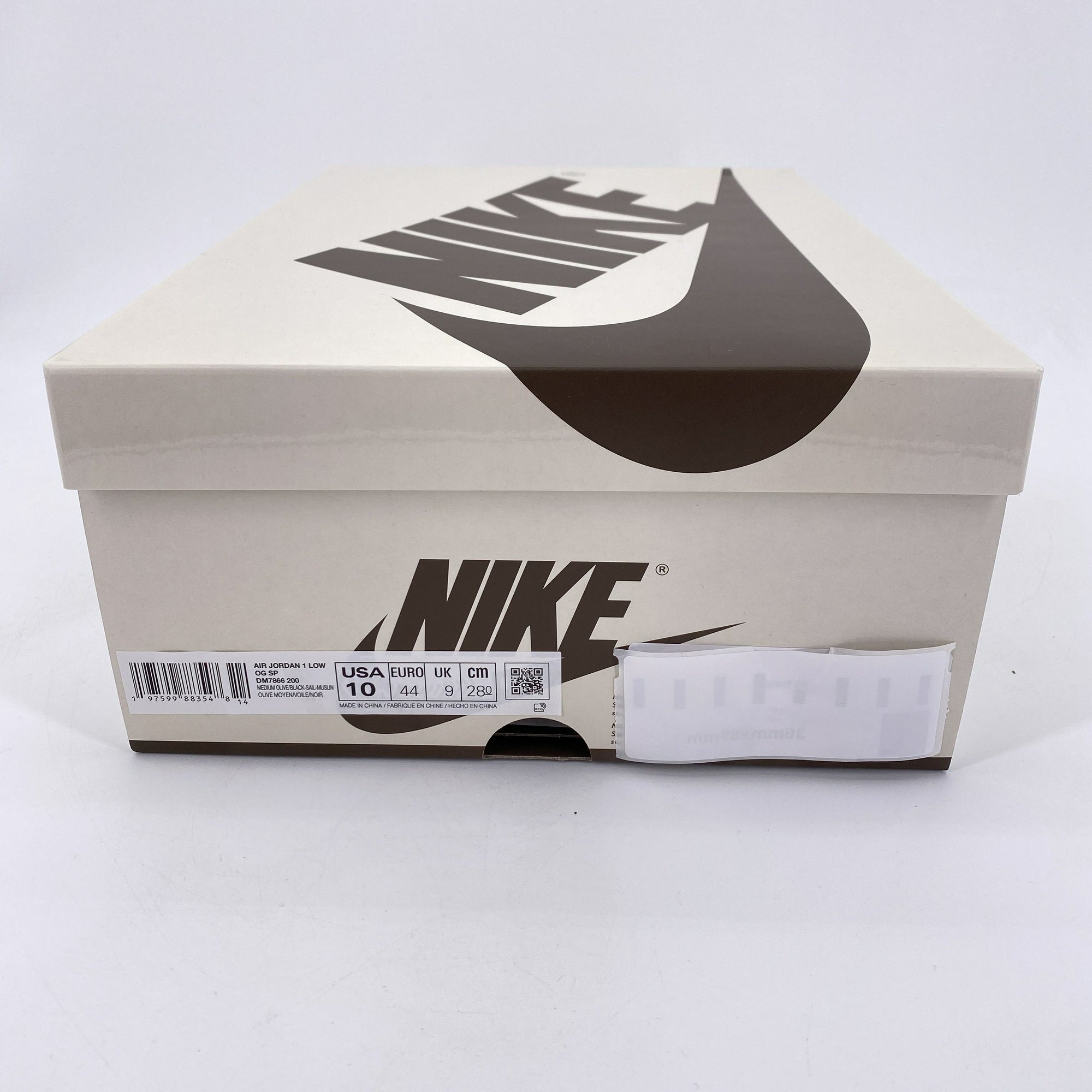 Air Jordan 1 Low OG SP &quot;Travis Scott Medium Olive&quot; 2024 New Size 10