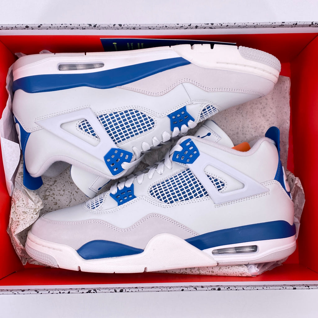 Air Jordan 4 Retro "Military Blue" 2024 New Size 12