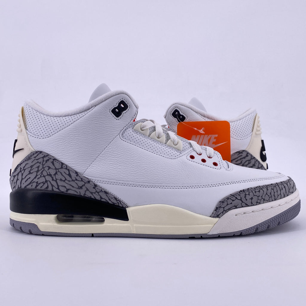 Air Jordan 3 Retro "White Cement Reimagined" 2023 New Size 9.5