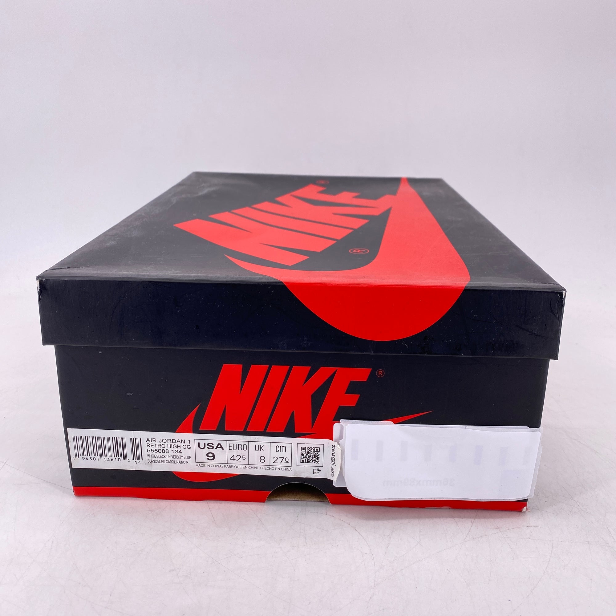 Air Jordan 1 Retro High OG &quot;University Blue&quot; 2021 New Size 9