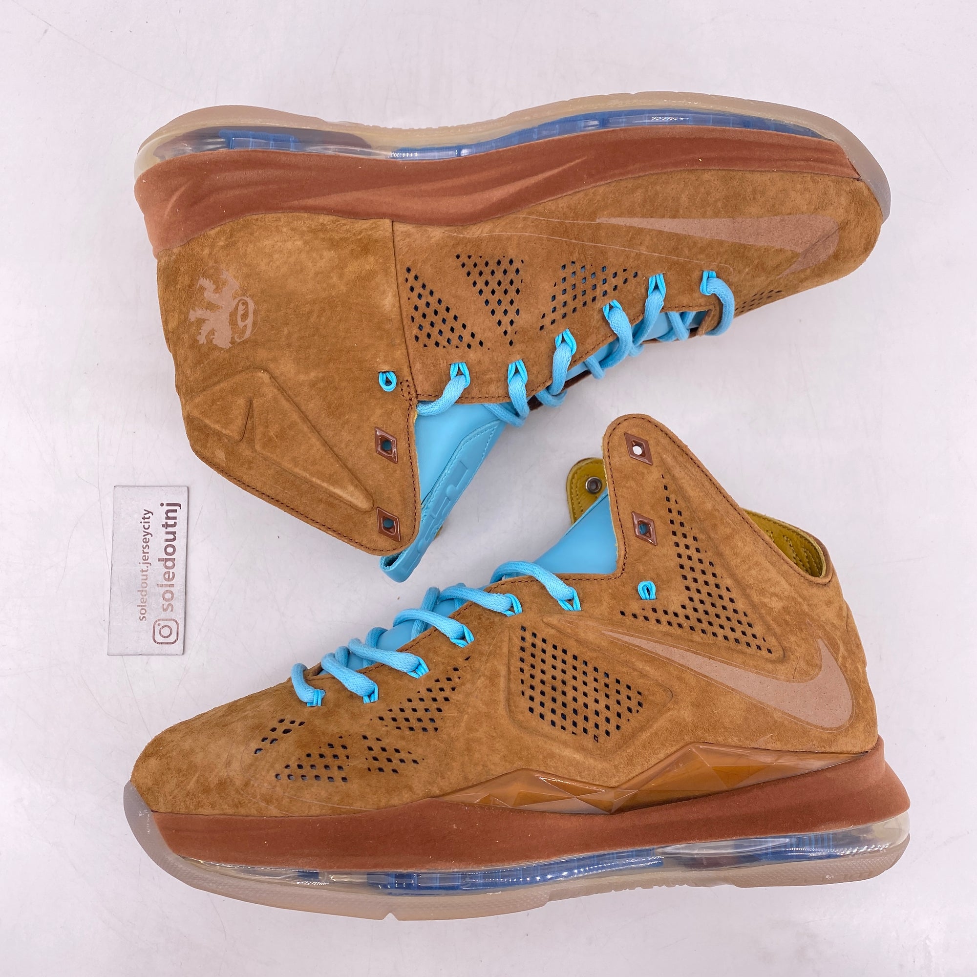 Nike Lebron 10 EXT &quot;Hazelnut&quot; 2013 New Size 9.5