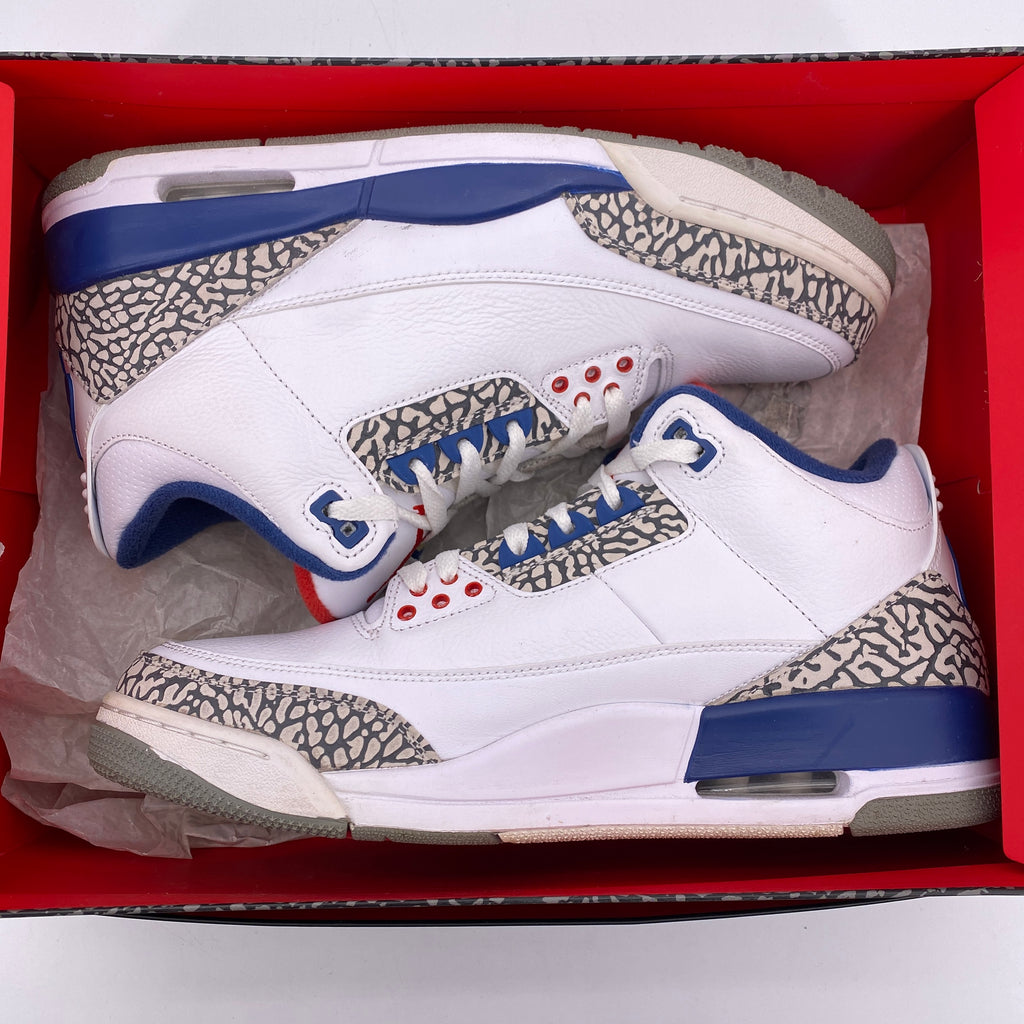 Air Jordan 3 Retro "True Blue" 2016 Used Size 10.5
