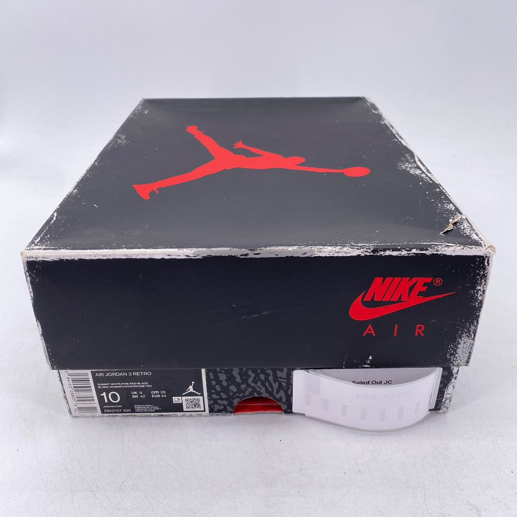 Air Jordan 3 Retro "White Cement Reimagined" 2023 Used Size 10