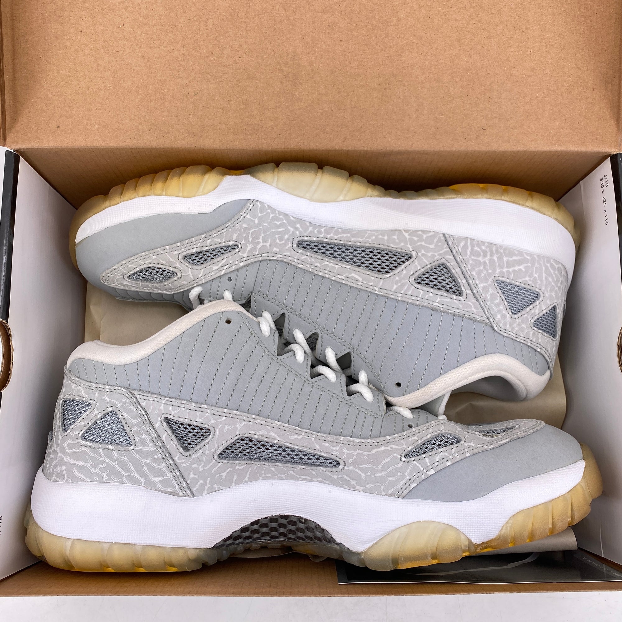 Air Jordan 11 Retro Low IE &quot;Silver Zest&quot; 2007 New Size 11.5