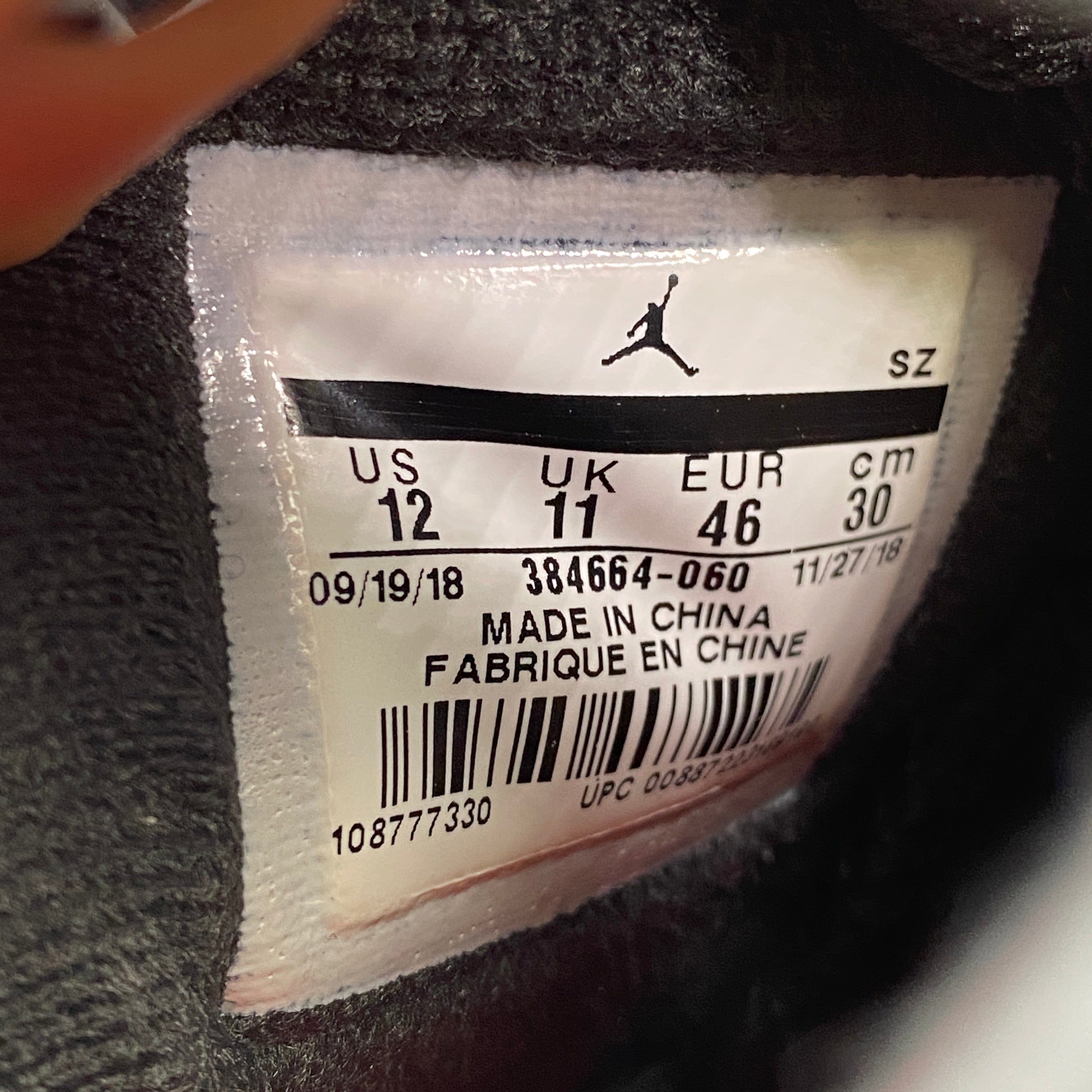 Air Jordan 6 Retro &quot;Infrared&quot; 2019 New Size 12
