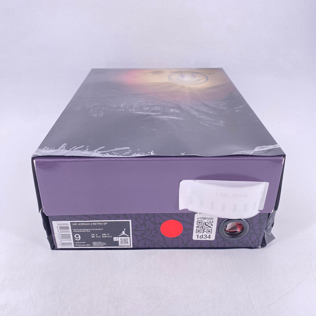 Air Jordan 3 Retro "Medellin Sunset" 2023 New Size 9