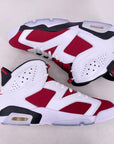 Air Jordan 6 Retro "Carmine" 2021 New (Cond) Size 13